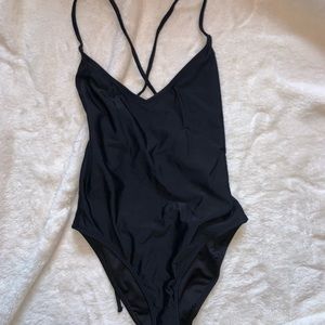 Forever 21 one piece black swimsuit